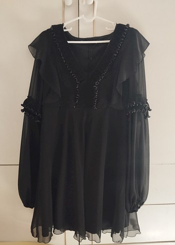 trendyolmilla siyah elbise