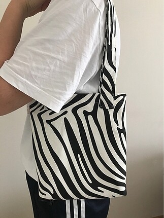 Beden siyah Renk Zebra çanta