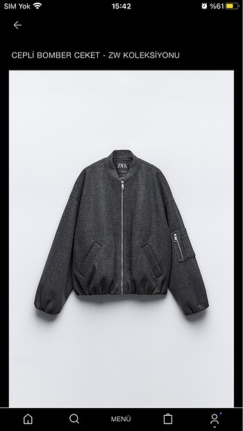 Zara bomber ceket
