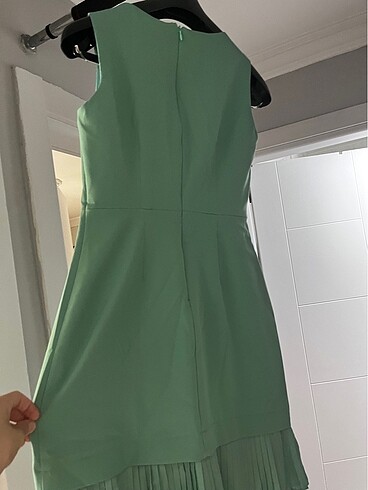 Turkuaz  kısa elbise - Görsel 5