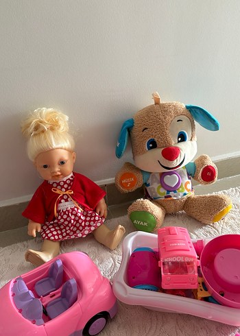 Bebek hariç Oyuncak Seti ve Peluş Köpek - Görsel 2