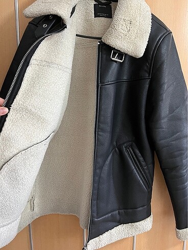 m Beden siyah Renk Bershka Mont