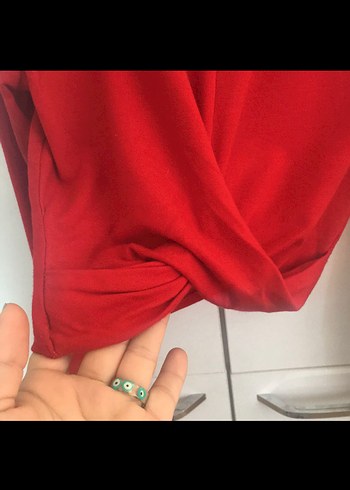 xs Beden kırmızı Renk Crop Top