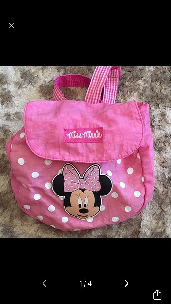 Minnie mouse sırt çantası