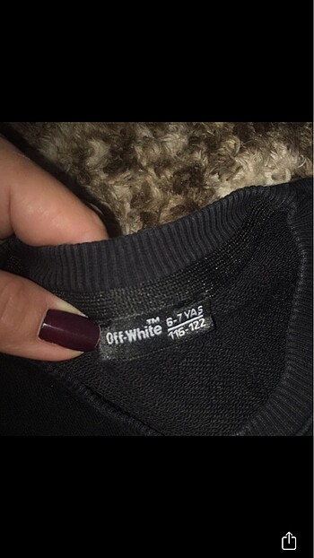 6 Yaş Beden siyah Renk Off white 2 iplik eşofman takımı