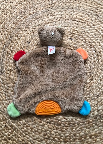 Beden Renk Kahverengi ve gri peluş oyuncak seti dişlikli yeni kullanılmadı