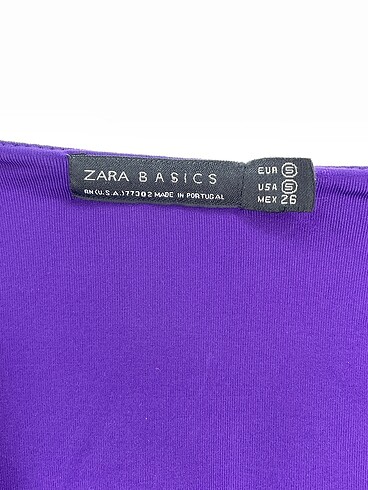 s Beden mor Renk Zara Bluz %70 İndirimli.