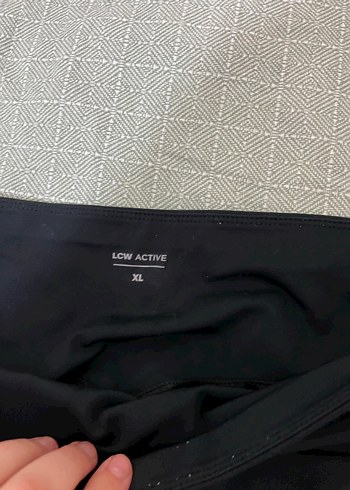 Siyah Elastik Bel Midi Hamile Şortu - Görsel 2