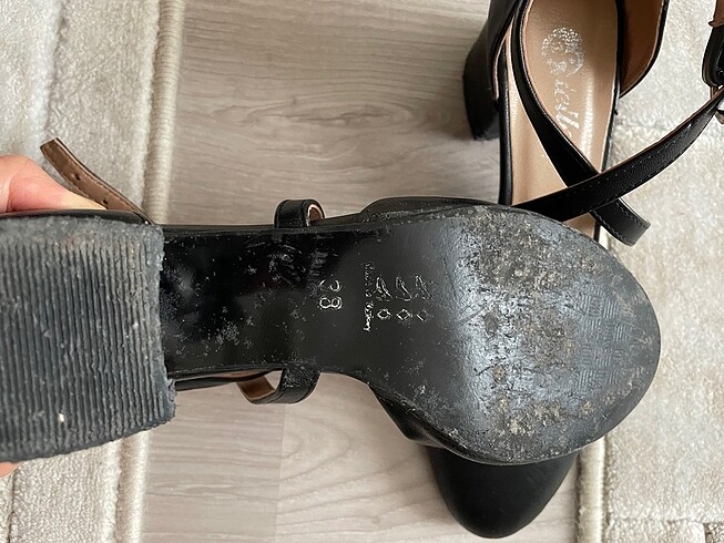 38 Beden siyah Renk Kadın topuklu ayakkabı