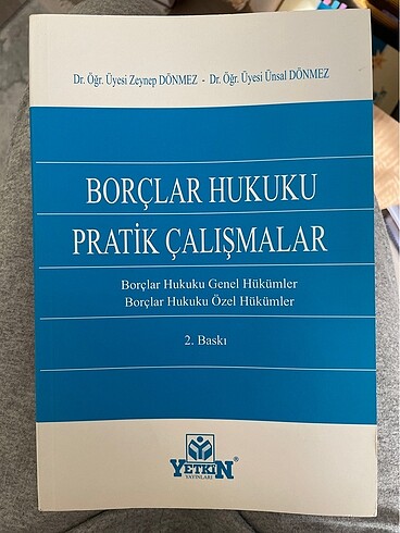 Borçlar hukuku pratik çalışma