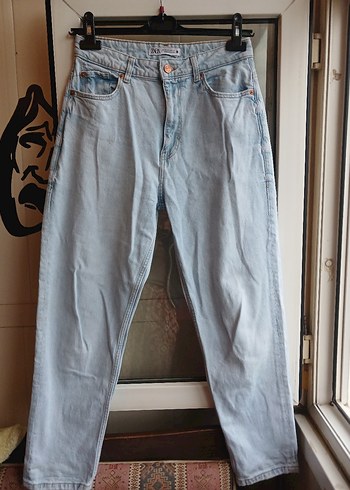 zara mom jean