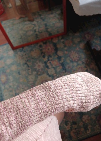 zara midi triko elbise - Görsel 5