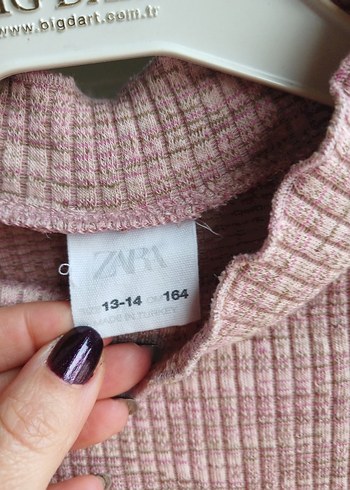 zara midi triko elbise - Görsel 8