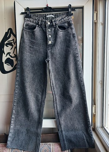Zara füme palazzo jean