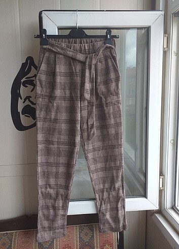 Kaşe ekose pantolon