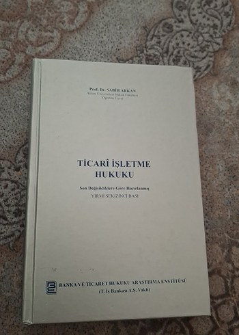 Ticari İşletme Hukuku Kitabı - 28. Baskı
