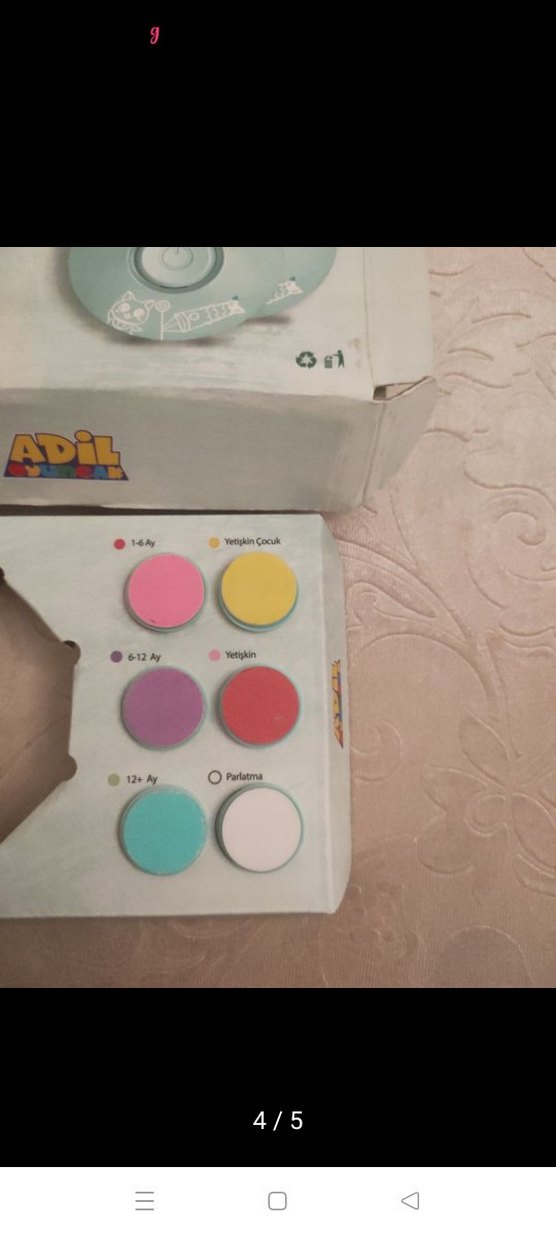 Turkuaz Düğmeli Mini Elektrikli Manikür Seti - Görsel 3