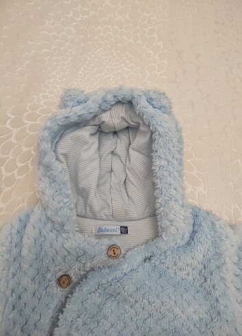 1 Yaş Beden mavi Renk Erkek Bebek Kışlık Tulum 