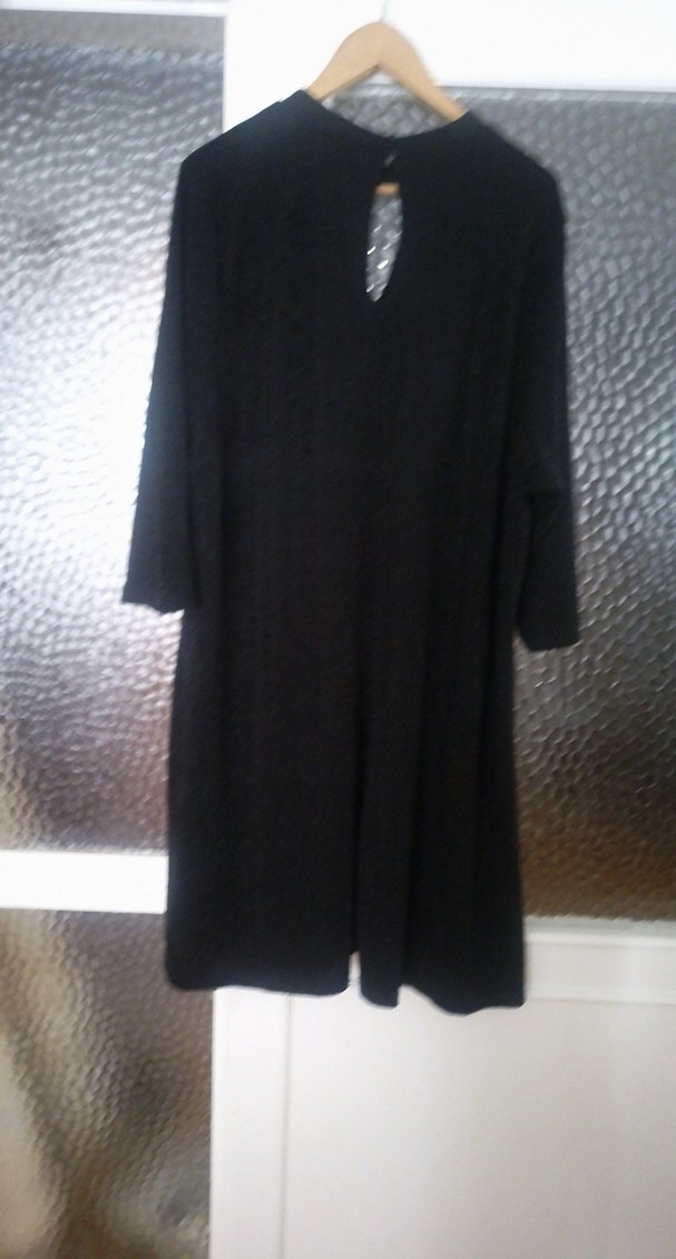 Uzun Siyah Kadın Elbise - Görsel 4