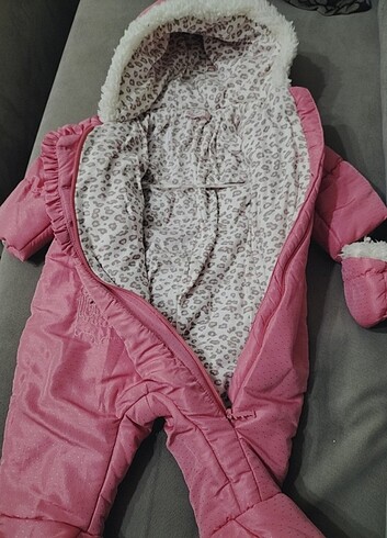 Kız bebek Astronot mont tulum - Görsel 5