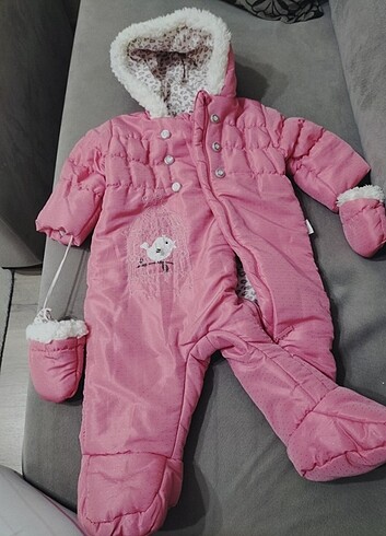 Kız bebek Astronot mont tulum - Görsel 6