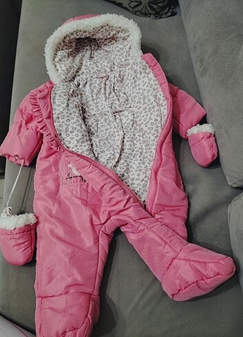 Kız bebek Astronot mont tulum - Görsel 8