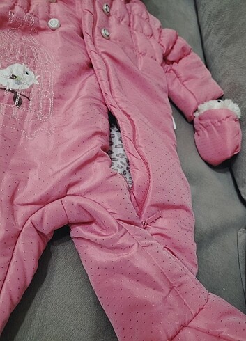 Kız bebek Astronot mont tulum - Görsel 11