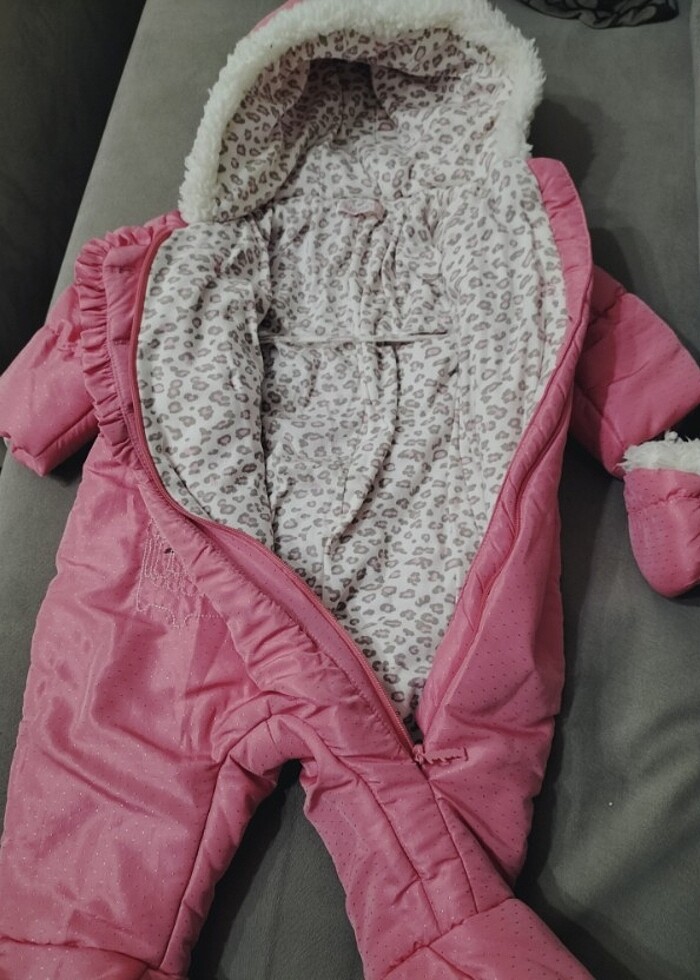 Kız bebek Astronot mont tulum - Görsel 5