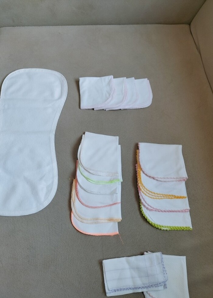 Bebek Ağız bakım mendili ve anne omuz mendili - Görsel 4