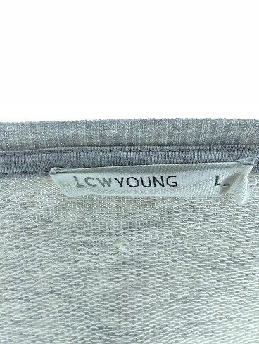 l Beden gri Renk LC Waikiki Sweatshirt %70 İndirimli.