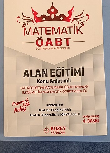 KPSS Matematik ÖABT konu anlatımlı kitabı kuzey akademi 