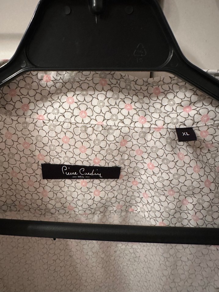 Gri Pudra Baskılı Pamuklu Erkek Gömlek - Görsel 3