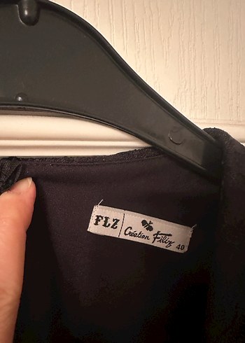 Dantel Detaylı Uzun Siyah Elbise - Görsel 7