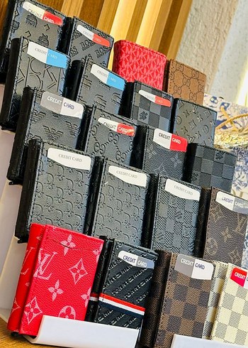 Erkek Siyah Desenli Cüzdan - Görsel 3