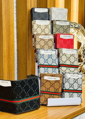 Erkek Siyah Desenli Cüzdan - Görsel 4