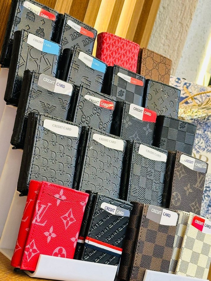 Erkek Siyah Desenli Cüzdan - Görsel 3