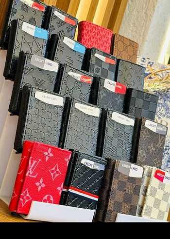 Desenli Çoklu Kartlıklı Erkek Cüzdanları - Görsel 2