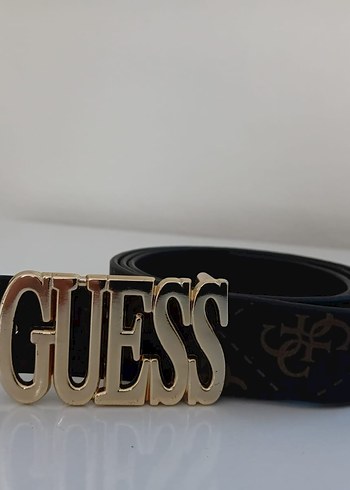 Guess Kadın Deri Kemer Gold Tokalı - Görsel 2