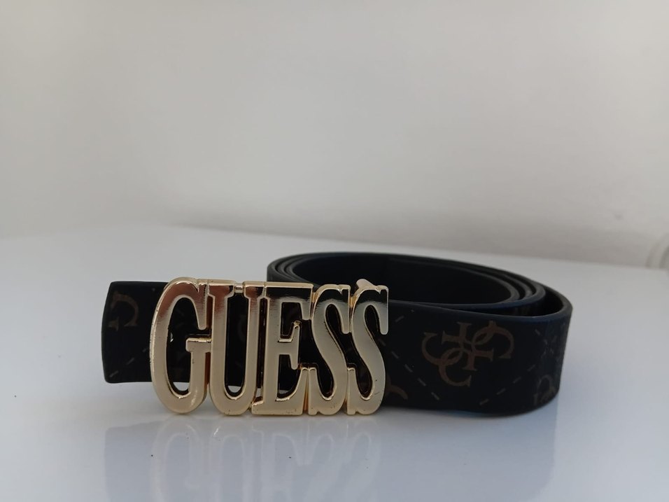Guess Kadın Deri Kemer Gold Tokalı - Görsel 2