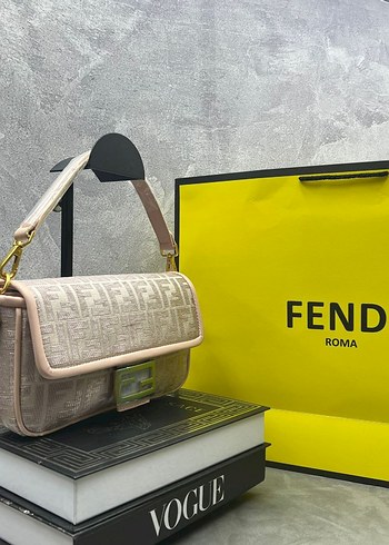 Fendi Roma Kahverengi Deri Kadın Çanta - Görsel 4