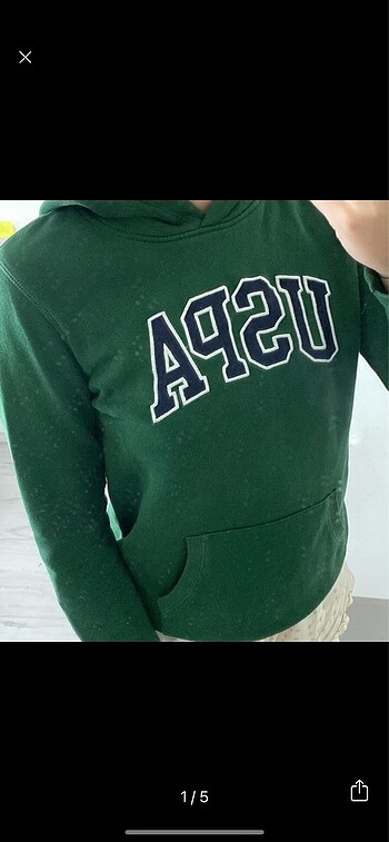 Polo Uspa yeşil sweatshirt