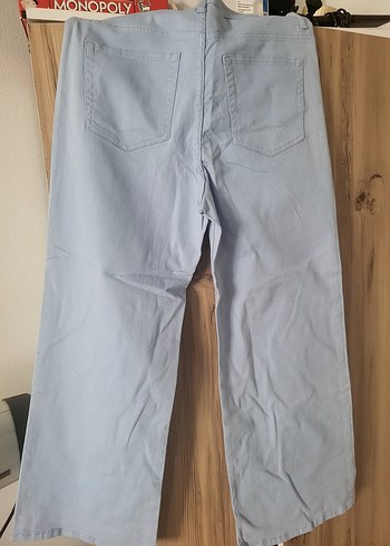 46 Beden mavi Renk Mavi Bol Kesim Denim Kadın Jean