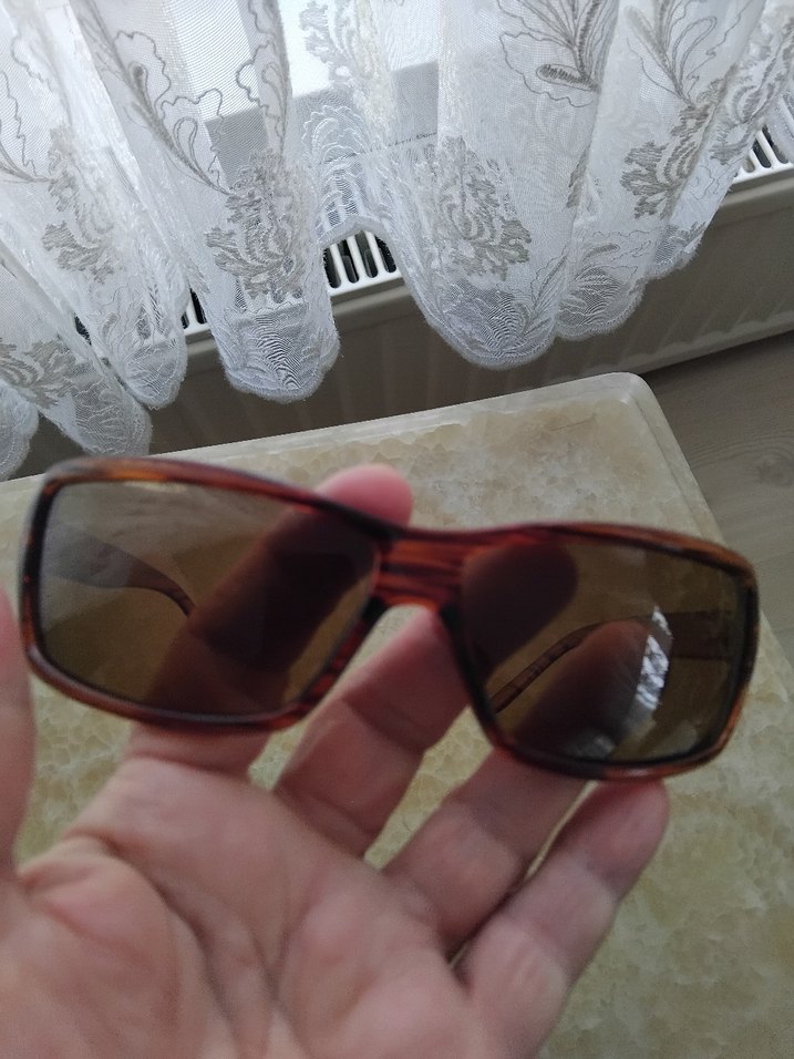 Kadın Kahverengi Şeffaf Biker Gözlük - Görsel 3