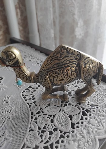 Beden vintage pirinç biblo deve