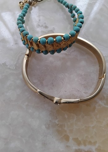 Bohem Tarzı Turkuaz Boncuklu Kadın Bileklikler üçlü fiyatıdır - Görsel 9
