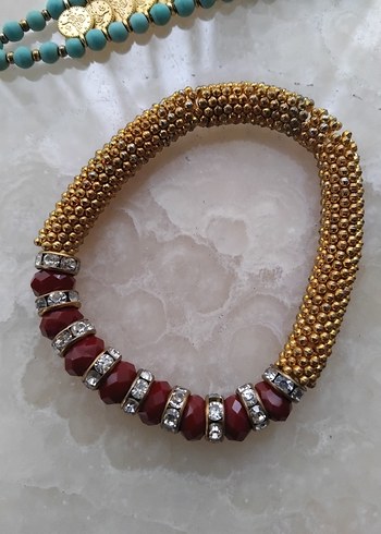 Bohem Tarzı Turkuaz Boncuklu Kadın Bileklikler üçlü fiyatıdır - Görsel 8