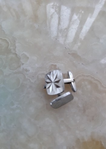 Gri Minimalist Erkek Kol Düğmeleri - Görsel 2