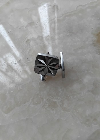 Gri Minimalist Erkek Kol Düğmeleri - Görsel 4