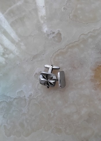 Gri Minimalist Erkek Kol Düğmeleri - Görsel 7