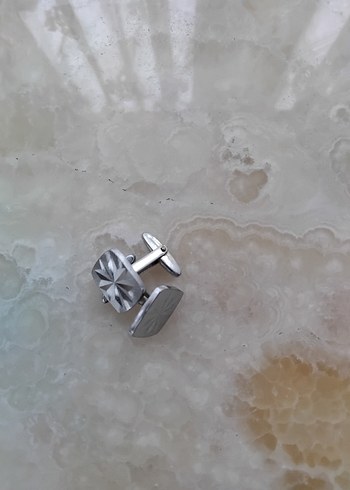 Gri Minimalist Erkek Kol Düğmeleri - Görsel 6